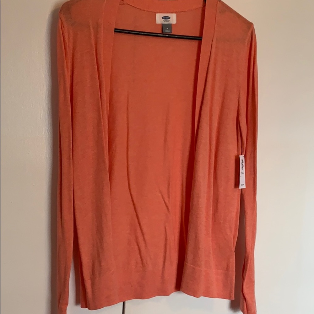 Coral cardigan from Old Navy